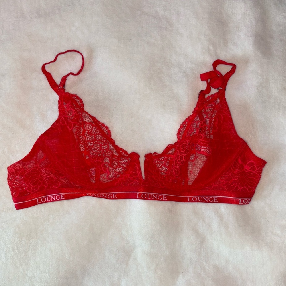 Lounge Royal Balcony Bra|red|size 36B